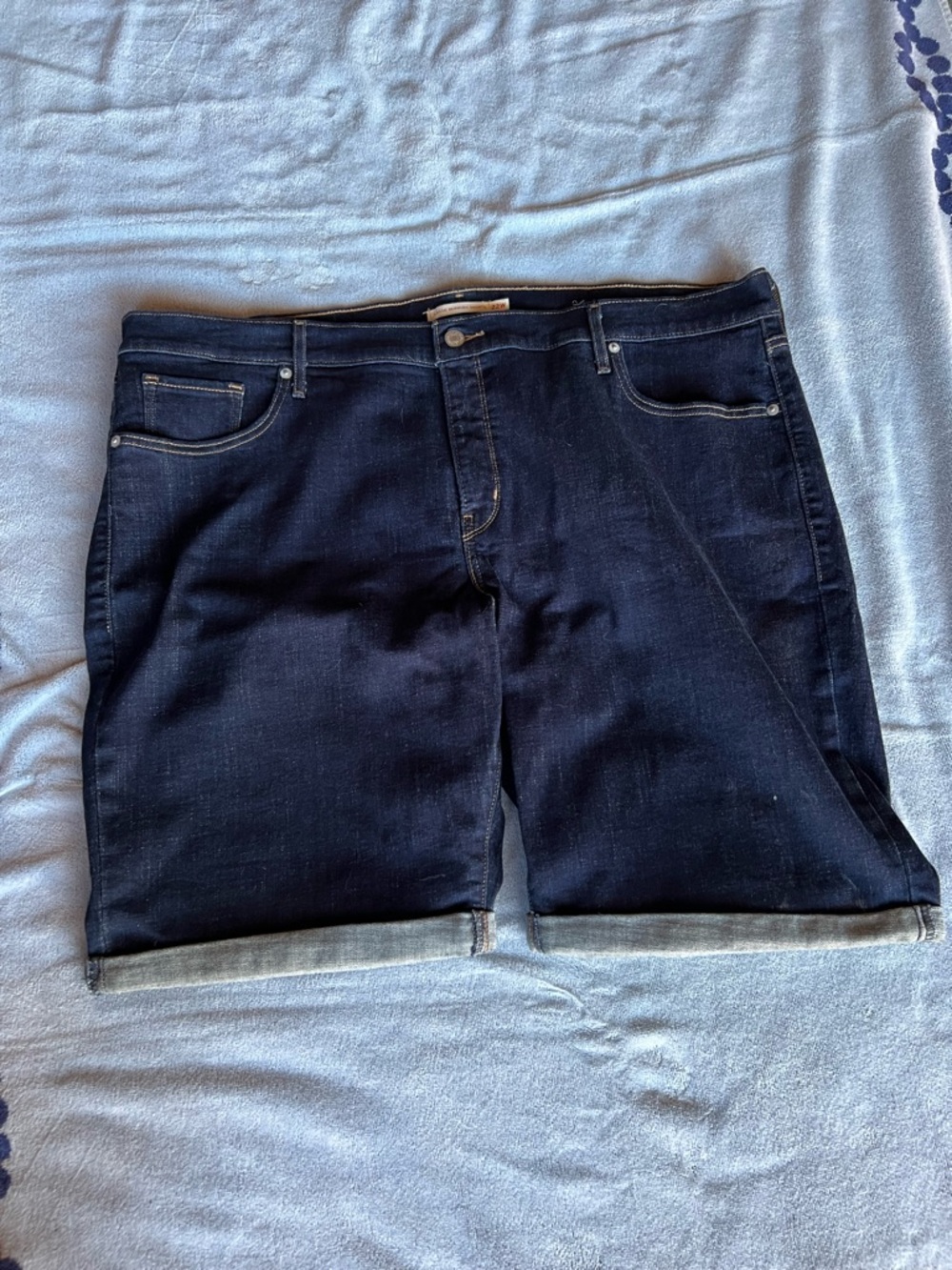 Levi's Dark Indigo Bermuda Denim Shorts